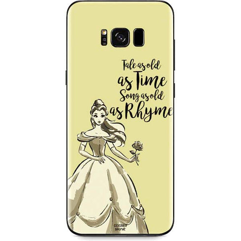 Disney Princess Belle Tale As Old As Time Art Galaxy S8 Plus Skin
